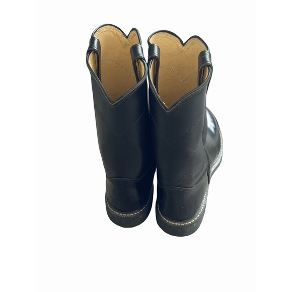 Justin 3170 Classic Western Cowboy Men\'s Boots Black Leather Size 9.5 B main image 6